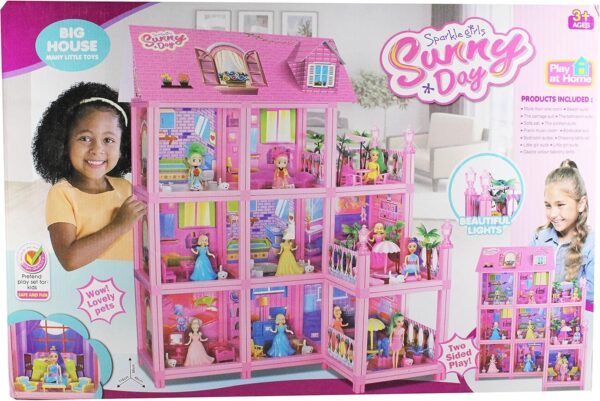 Big Bridal House Activity and Dolls