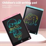 LCD Writing Pad for Kids - colorful drawing tablet in pink and blue