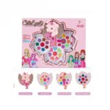 Amazing Kids Makeup Set with Unicorn Design | Juniors Castle 7 Kids Makeup Set with unicorn design - lip gloss, eyeshadow, glitter lip gloss