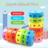 Magnetic Arithmetic Wheel - Math Learning Toy for Kids 5 Magnetic Arithmetic Wheel - colorful spinning math learning toy for kids