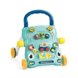 Baby Walker with Activity Panel - Animal Paradise theme with wheels and interactive buttons