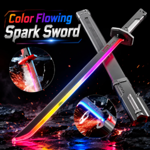 Color Flowing Spark Sword with flowing LED lights and sheath