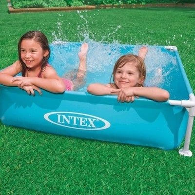 imgi_274_intex-mini-frame-pool-470318 Intex Mini Frame Pool blue rectangular pool with metal frame support